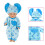 Reusable Doll Pajamas Set Soft Fabric Secure Fit 3