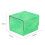 Card Deck Box Light Green Grid Holder 1 Unit 3