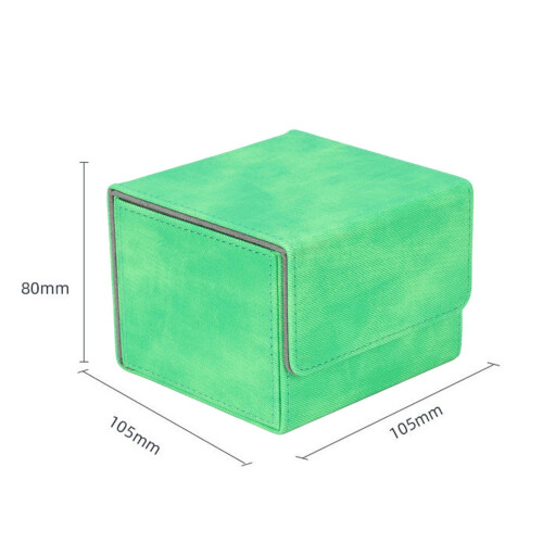 Card Deck Box Light Green Grid Holder 1 Unit 2