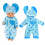 Reusable Doll Pajamas Set Soft Fabric Secure Fit 5