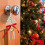 Knitted Christmas Tree Ornament White 30x11cm 4
