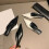 Pointed Toe Slippers Casual Half Slide 1 Pair 8