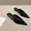 Pointed Toe Slippers Casual Half Slide 1 Pair 5