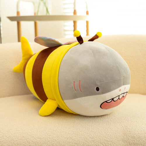 Striped Plush Pig Stuffed Animal 28cm 2