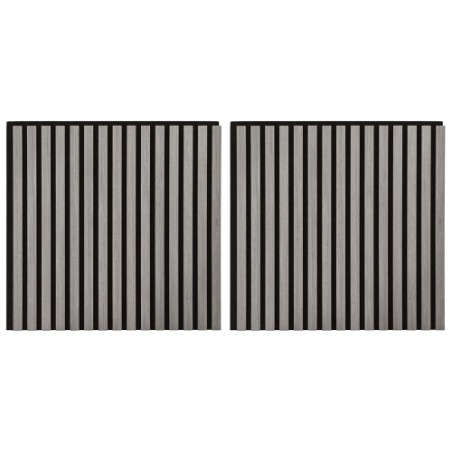 VidaXL vidaXL Wall Panels 2 pcs Grey 60.5 x 60 cm 2