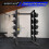 Weight Plate Storage Rack Steel 12 Slots 6