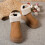 Women's Snow Boots Waterproof Cushioned Zip Brown Size 7.5 6