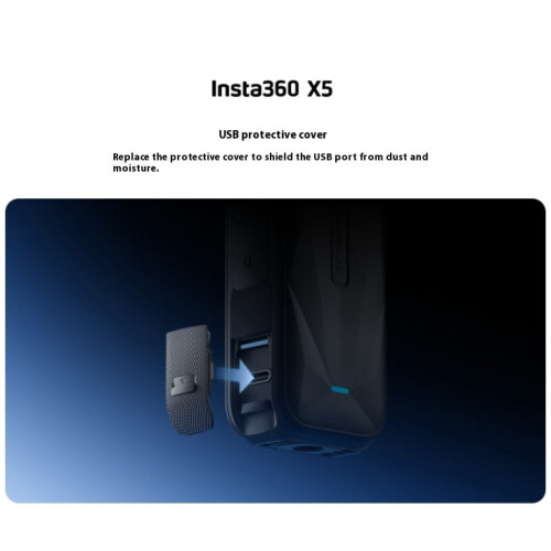 Insta360 X5 Type-C Dust Cover Silicone Side Cover 1