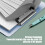 A4 Plastic Clipboard Light Blue 12x9in 6