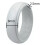 Silicone Wedding Ring Light Grey 4 pcs 6