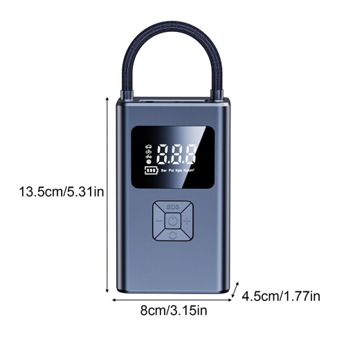 Car-Mounted Wired LED TPMS with Air Pump 1 Set 2