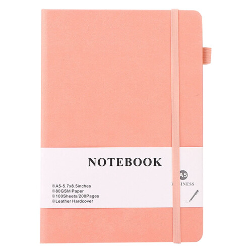 A5 Lined Journal Notebook Hardcover 200 Pages 100 GSM 1