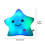 Glowing Star Pillow LED Night Light 22cm Soft Plush 4