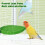Parrot Leaf Standing Perch with Suction Cup and Grinding 4