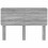 VidaXL vidaXL Headboard Grey Sonoma Engineered wood 5