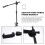 Overhead Phone Mount Black Adjustable Articulating Arm 5