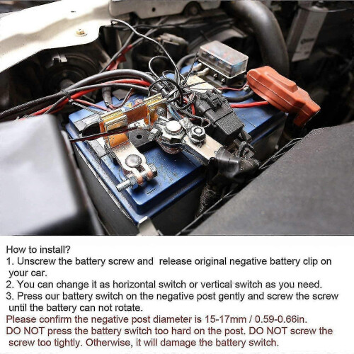 Battery Isolator Switch 12v 24v Power Cut Off Switch Top Terminal Brass Negative Battery Disconnect - Ya 2