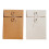 20Pcs Paper Envelope with String Button Closure Document-Yellow 2