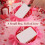 Valentine's Day Candy Boxes Round Blue 6Pcs 5