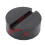 Rubber Trolley Jack Pad Black Classic Adapter 2