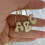 Bubble Letter Necklace 18K Gold-Plated Initial Pendant 6