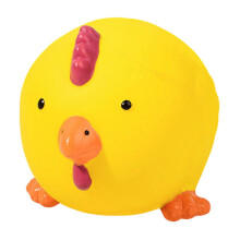 (A) Interactive Dog Training Toy - Cute Cow Shape Ball - for Small Breeds - Built In Squeaker