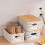 Plastic Weave Storage Baskets 6 Pcs 5