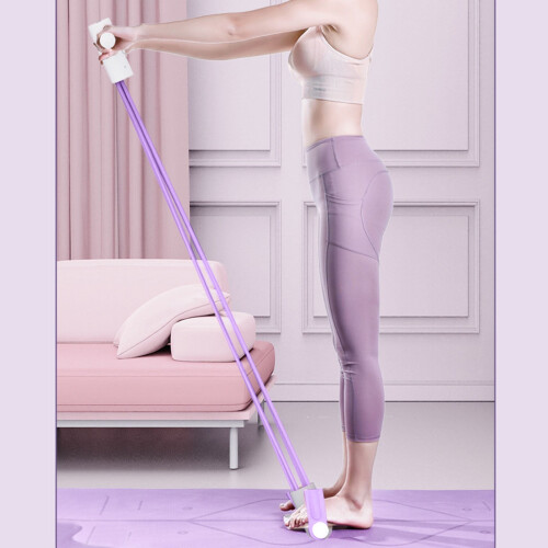 Pedal Resistance Trainer with Adjustable Pulley Rope and 1