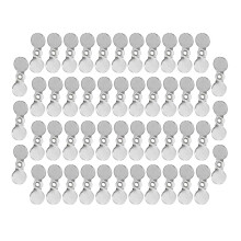 50 Stuks Vissen Propeller Pailletten Vliegbindset-Zilver M