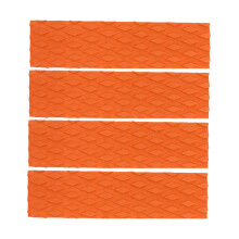 4 Stuks Foam Surfplank Dek Tractie Pad Antislip Front-Oranje