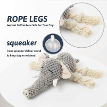 Dog Plush Toys Dog Chew Toys Pet Squeaky Toys with Crinkle Paper, Interactive, Chewing and Durable Toys for Puppy Dogs and Medium Dogs.