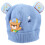 Winter Beanie Hat for Boys Warm Hand-Knitted Wool Cap Blue 6