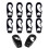 10 stuks roeiboten Tie Cord Hook Herbruikbare boten Shock Cord 1