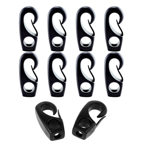 10 stuks roeiboten Tie Cord Hook Herbruikbare boten Shock Cord