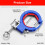 Professional Cable Laying Roller With Adjustable Clamp-1 pack 2