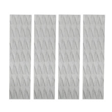 4 Stuks Surfplank Tractie Pad Surfplank Dek Front-Lichtgrijs