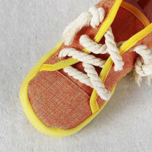 Dog Chew Toy, Safe and Durable Dog Squeaky Toy Mini Sneakers Shoes Toy for Puppy, Small Medium Dogs, Birds, Cats, Ferrets, Rabbits, Guinea Pigs and Sm