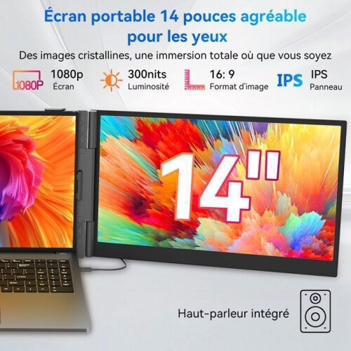 Blackview Blackview DCM6 Pro 14" Full HD 1080p Grey Portable Screen Extender 2