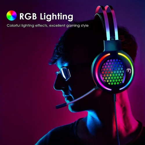 Wired Gaming Headset with Mic Noise-Cancelling 7.1 Surround 2