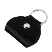 Portable Picks Case Keychain Light Weight Picks Storage-Black