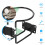 Supvox cup holders metal black 2 pcs 4