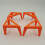 4pcs Canvas Stands for Acrylic Paints Pouring Painter-Orange 9
