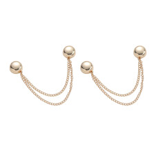 Magnetische broekmanchetten, broekzoombevestigingen Clip-Goud