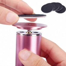 (US, golden) Electric Foot Grinder Callus Remover Pedicure Tool, 50% Off