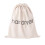 Hair Dryer Storage Bags Beige Drawstring 2 Pack 2