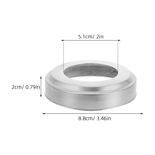 Pool Ladder Deck Flange Escutcheon Plate 4 pcs 3.5 x 2.0 x 1
