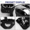 Car Interior Door Handle Front Door Pull Handle DHA65217 for Chevy HHR 2006-2011 Left 2