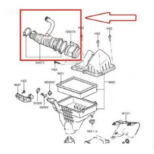 Intake Hose 1336611 30680774 1324908 3M519A673MG 3M51-9A673- Suitable for  Focus C-Max Mondeo
