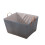 Foldable Laundry Basket Woven Canvas 50x39x39cm 2