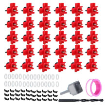 30 Pack Horizontal Chicken Nipples Waterer - Automatic Poultry Drinkers for Easy Installation and Clean Water Supply